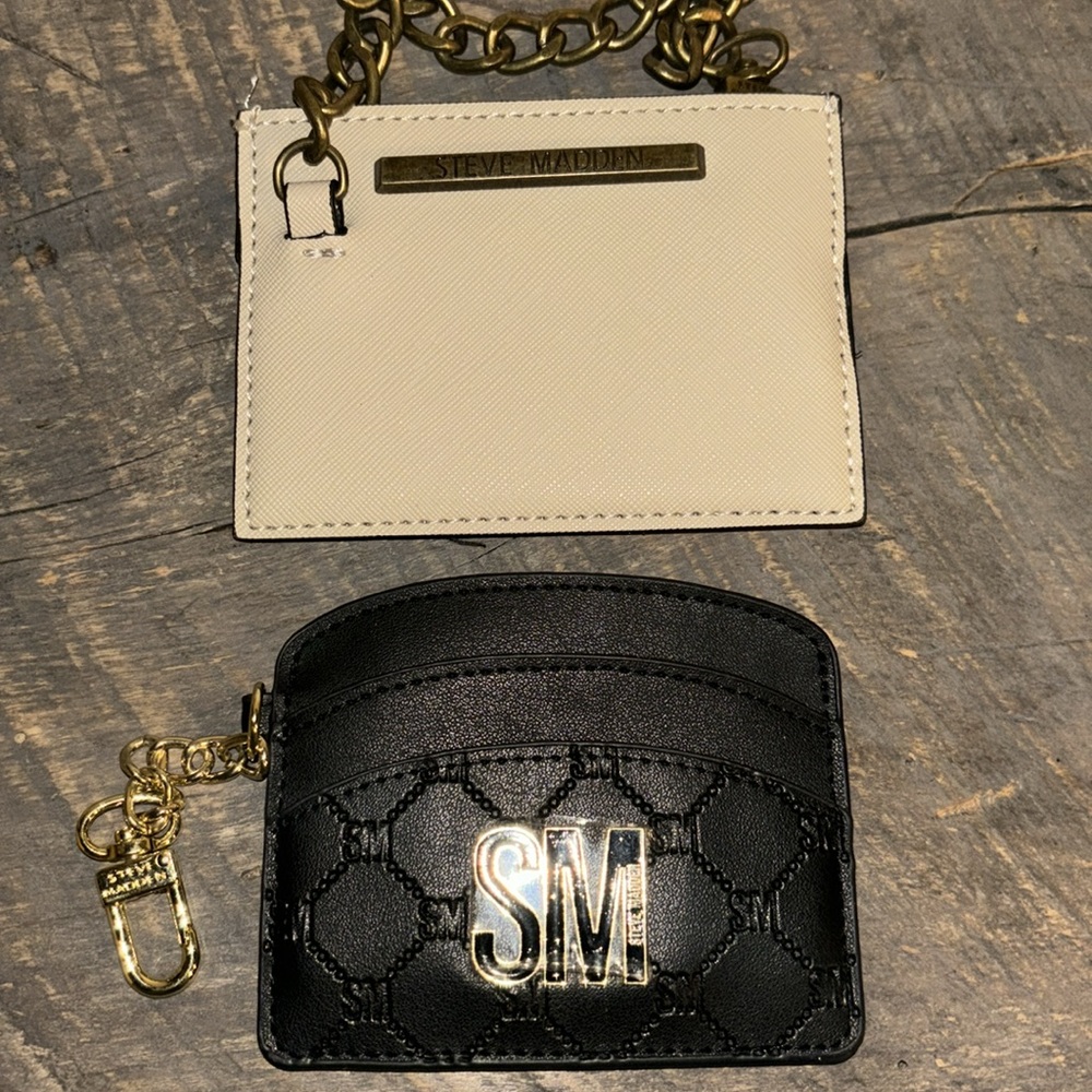 Steve Madden ID card case keychain-PAIR